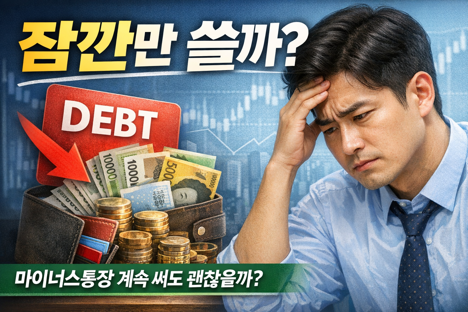 마이너스통장 계속 써도 될까? 이자 Q&A 총정리 세는 돈 줄이는 관리 방법 (2026)